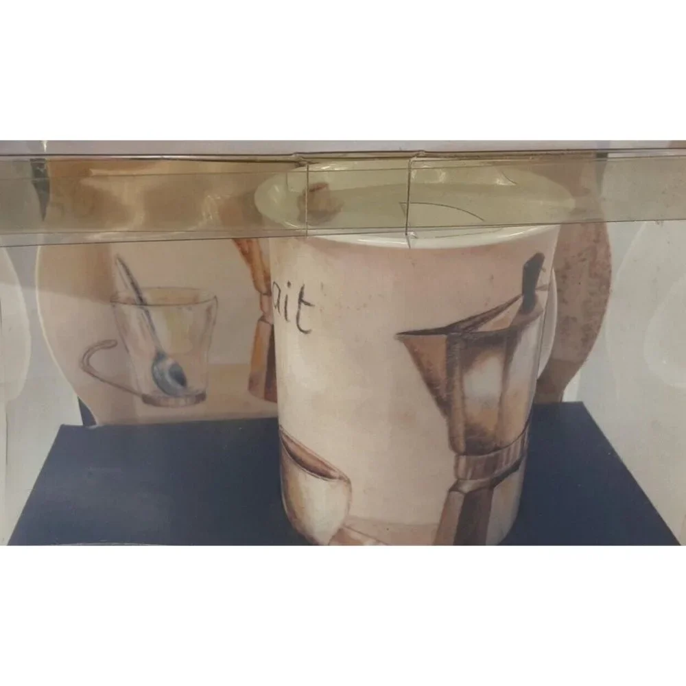 Ashdene of Australia bone china snack tray and cup.‎ Never Used.